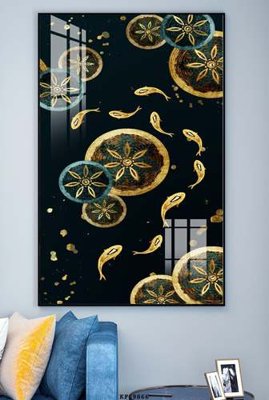 File ảnh File tranh hiện đại pha lê gương KF69866 (gốc) in poster