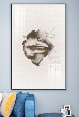 Tải file PSD File tranh hiện đại pha lê gương KF69928 (nguyên layer) để in