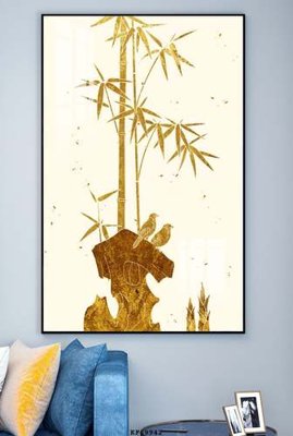 File tranh File tranh hiện đại pha lê gương KF69942 (file gốc) chủ đề phong thủy