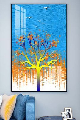 File gốc File tranh hiện đại pha lê gương KF69972 (ảnh rõ nét) để in