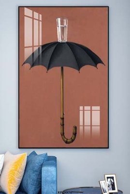 File tranh File tranh hiện đại pha lê gương KF69976 (ảnh gốc) in trần nhà