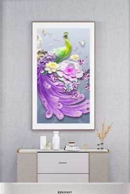 Ảnh mô tả file gốc in mica File tranh hiện đại pha lê gương KF69987