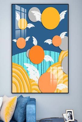 File tranh File tranh hiện đại pha lê gương KF70003 (ảnh gốc) cho in ấn kỹ thuật số