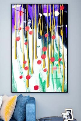 File tranh File tranh hiện đại pha lê gương KF70071 (gốc) chủ đề trừu tượng