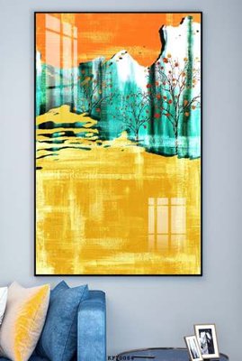 Tải file gốc File tranh hiện đại pha lê gương KF70084 (bản PSD) gốc