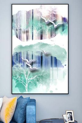 Tải file File tranh hiện đại pha lê gương KF70095 (gốc) làm file quảng cáo