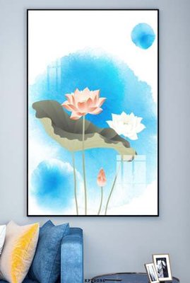 File in trần File tranh hiện đại pha lê gương KF70096 (bản gốc) hoa văn