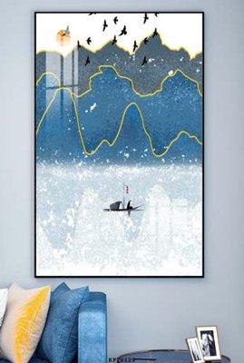 File gốc File tranh hiện đại pha lê gương KF70129 (phiên bản chuẩn) để in ấn