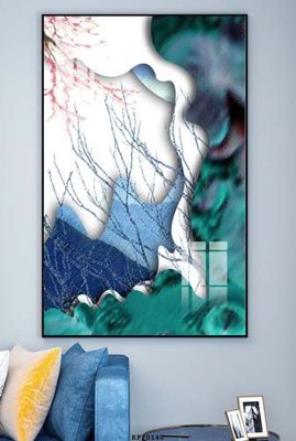 File gốc File tranh hiện đại pha lê gương KF70148 (AI/EPS) cho in ấn