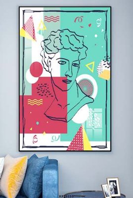 Tải file File tranh hiện đại pha lê gương KF70155 (PSD) cho in tranh 3D