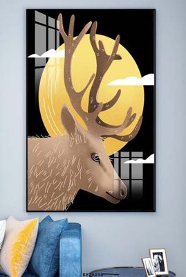 File gốc File tranh hiện đại pha lê gương KF70234 (in tráng gương) nghệ thuật