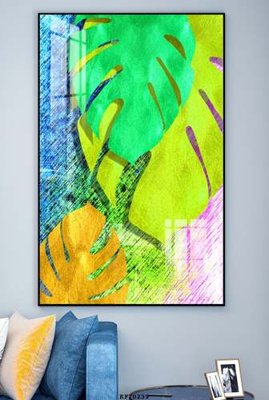 File tranh File tranh hiện đại pha lê gương KF70239 (bản gốc) treo phòng ăn