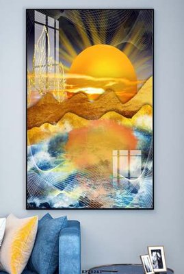 File tranh ảnh gốc File tranh hiện đại pha lê gương KF70241 dùng cho in khổ lớn