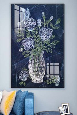 File tranh gốc File tranh hiện đại pha lê gương KF70243 (bản quyền) độc đáo