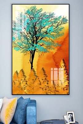 File ảnh File tranh hiện đại pha lê gương KF70257 (gốc) in Hiflex