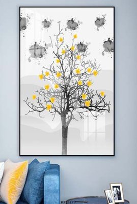 File gốc File tranh hiện đại pha lê gương KF70277 (ảnh chi tiết) để in ấn