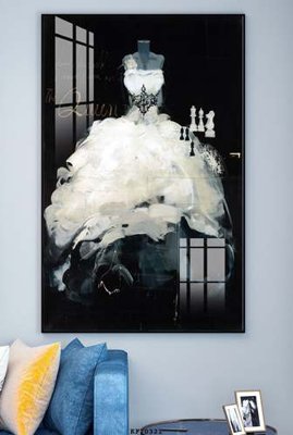 Download file ảnh gốc File tranh hiện đại pha lê gương KF70321 để in ấn