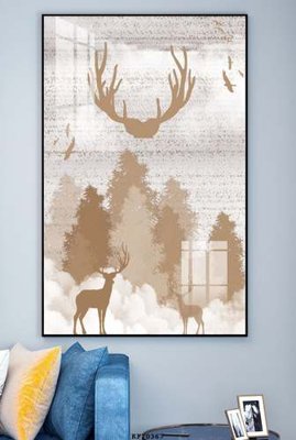 File PSD File tranh hiện đại pha lê gương KF70367 (nguyên bản) cho thiết kế