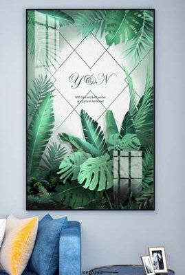 Chi tiết file ảnh File tranh hiện đại pha lê gương KF70390 sắc nét