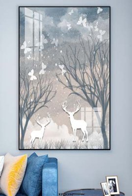 File PSD File tranh hiện đại pha lê gương KF70396 (bản gốc) độ phân giải cao