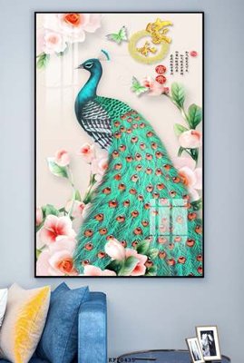 Hình ảnh file gốc in lụa File tranh hiện đại pha lê gương KF70435