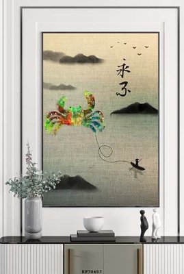 File gốc File tranh hiện đại pha lê gương KF70457 cho in ấn và thiết kế