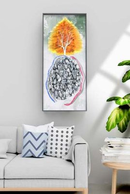 File ảnh File tranh hiện đại pha lê gương KF70526 (gốc) in decal dán tường