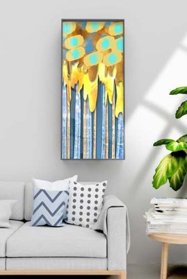 File gốc File tranh hiện đại pha lê gương KF70530 (phong cách) châu Âu