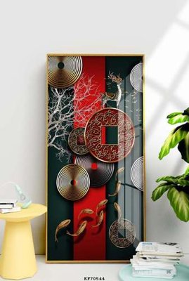 File tranh File tranh hiện đại pha lê gương KF70544 (ảnh gốc) chi tiết rõ ràng