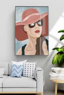 File in trần File tranh hiện đại pha lê gương KF70582 (bản gốc) đại dương