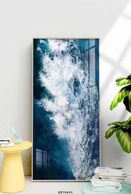 File tranh gốc File tranh hiện đại pha lê gương KF70603 (bản quyền) file PSD