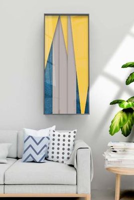 File tranh File tranh hiện đại pha lê gương KF70620 (gốc) chủ đề con người