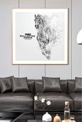 File tranh File tranh hiện đại pha lê gương KF70670 (file gốc) chủ đề phong thủy