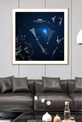 File tranh File tranh hiện đại pha lê gương KF70686 (gốc) in trên kính