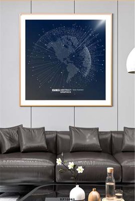 Chi tiết file ảnh File tranh hiện đại pha lê gương KF70689 sắc nét