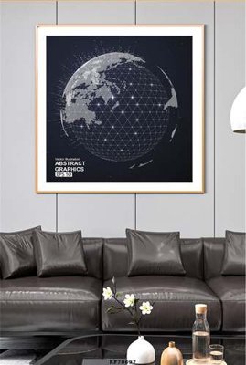 File gốc File tranh hiện đại pha lê gương KF70697 (thiết kế) cho in ấn