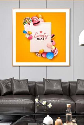 File in trần File tranh hiện đại pha lê gương KF70716 (bản gốc) hoa văn