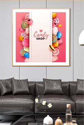 File gốc in ấn File tranh hiện đại pha lê gương KF70719 độ phân giải cao