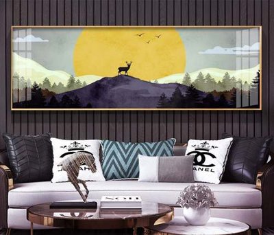 File gốc File tranh hiện đại pha lê gương KF70829 (in lụa) cao cấp