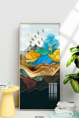 Download file File tranh hiện đại pha lê gương KF70860 (gốc) in mica cao cấp