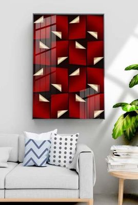 File tranh File tranh hiện đại pha lê gương KF70894 (gốc) in trên kính