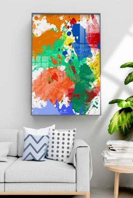 File gốc File tranh hiện đại pha lê gương KF70897 (PNG) không nền chất lượng