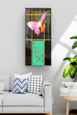 File tranh in trần File tranh hiện đại pha lê gương KF71008 (ảnh gốc siêu nét)