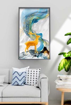 File gốc in tráng gương File tranh hiện đại pha lê gương KF71016 chi tiết