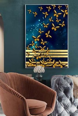 File gốc File tranh hiện đại pha lê gương KF71085 (in mica) làm bảng hiệu