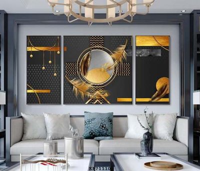 File in lụa File tranh hiện đại pha lê gương KF71110 (chất lượng cao) File tranh hiện đại pha lê gương KF71110