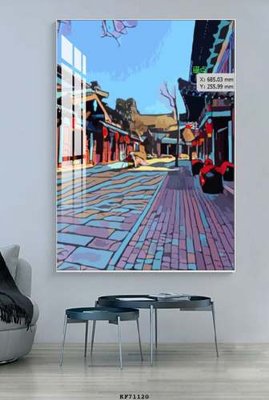 Tải file File tranh hiện đại pha lê gương KF71120 (gốc) làm file tranh quảng cáo