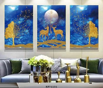 File gốc File tranh hiện đại pha lê gương KF71131 (bản quyền) cho in ấn