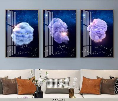 File tranh File tranh hiện đại pha lê gương KF71182 (gốc) in backlit film