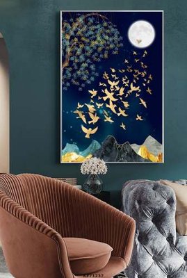 File ảnh File tranh hiện đại pha lê gương KF71237 (gốc) in standee